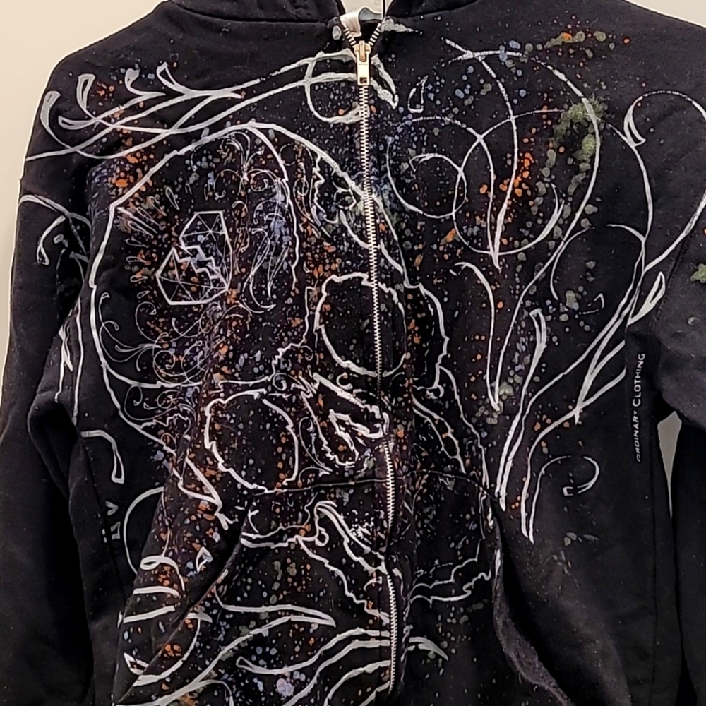 Dyed Skull Hoodie